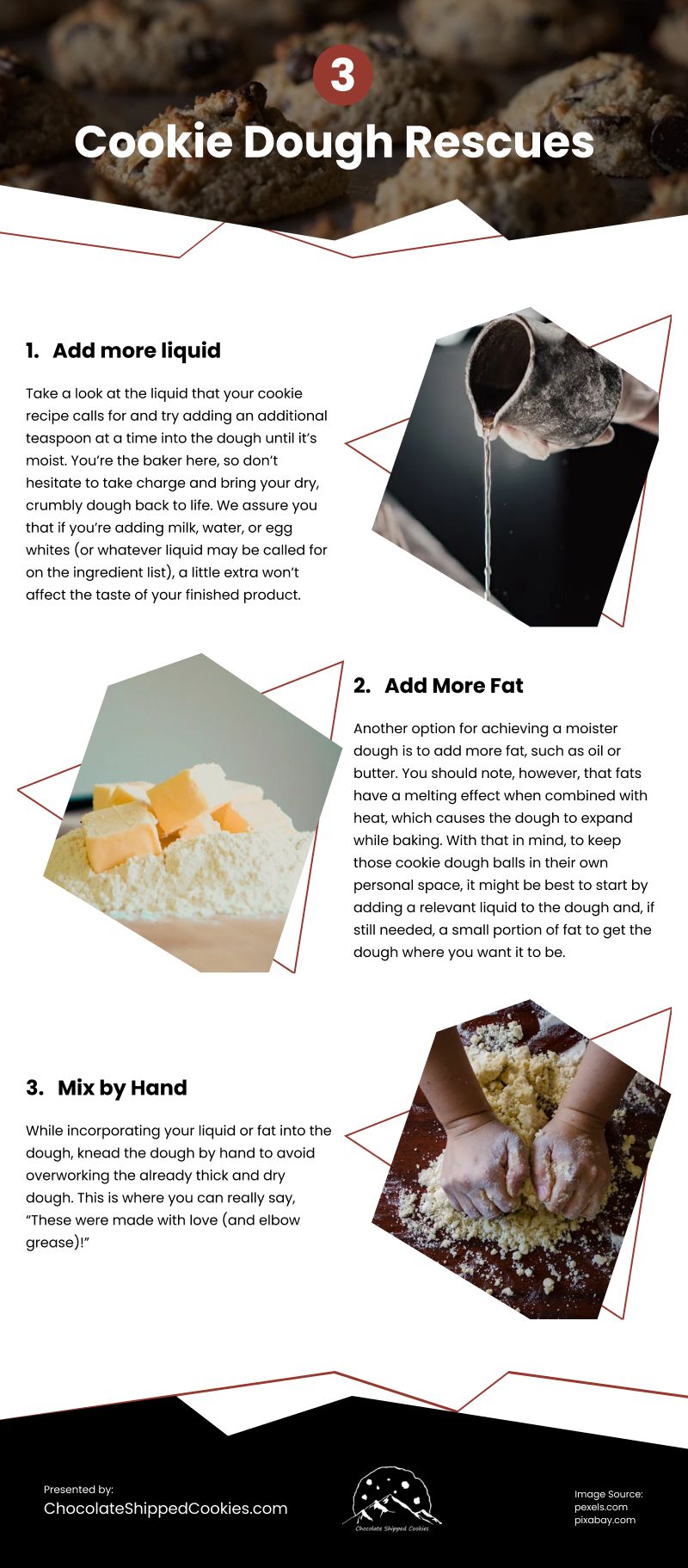 3 Cookie Dough Rescues Infographic