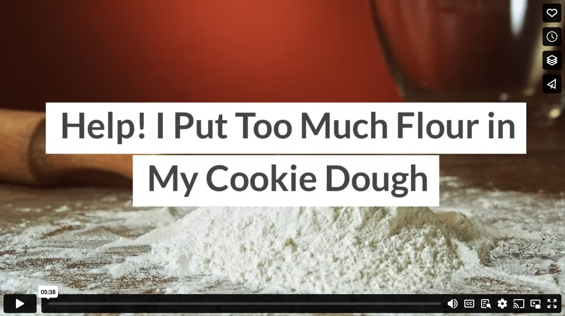 Help! I Put Too Much Flour in My Cookie Dough